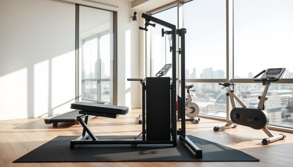 space-saving gym equipment